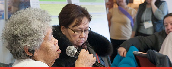 History - Elder speaks to round table